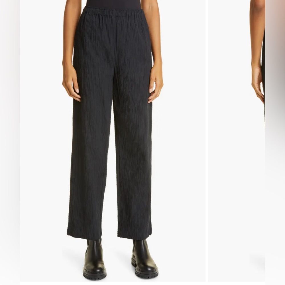 Mara Hoffman "Pippy" light weight summer wide-legged pants.